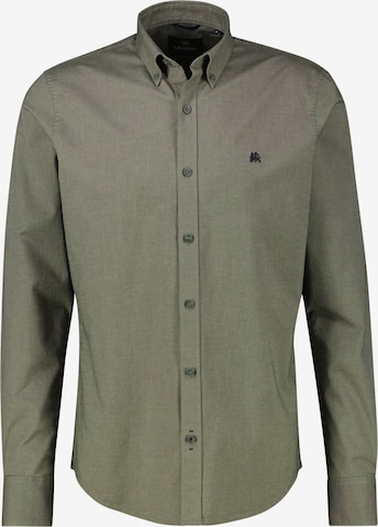 LERROS Regular fit Button Up Shirt in Green: front