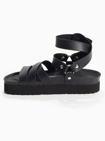 Bayton Strap Sandals 'HARING' in Black