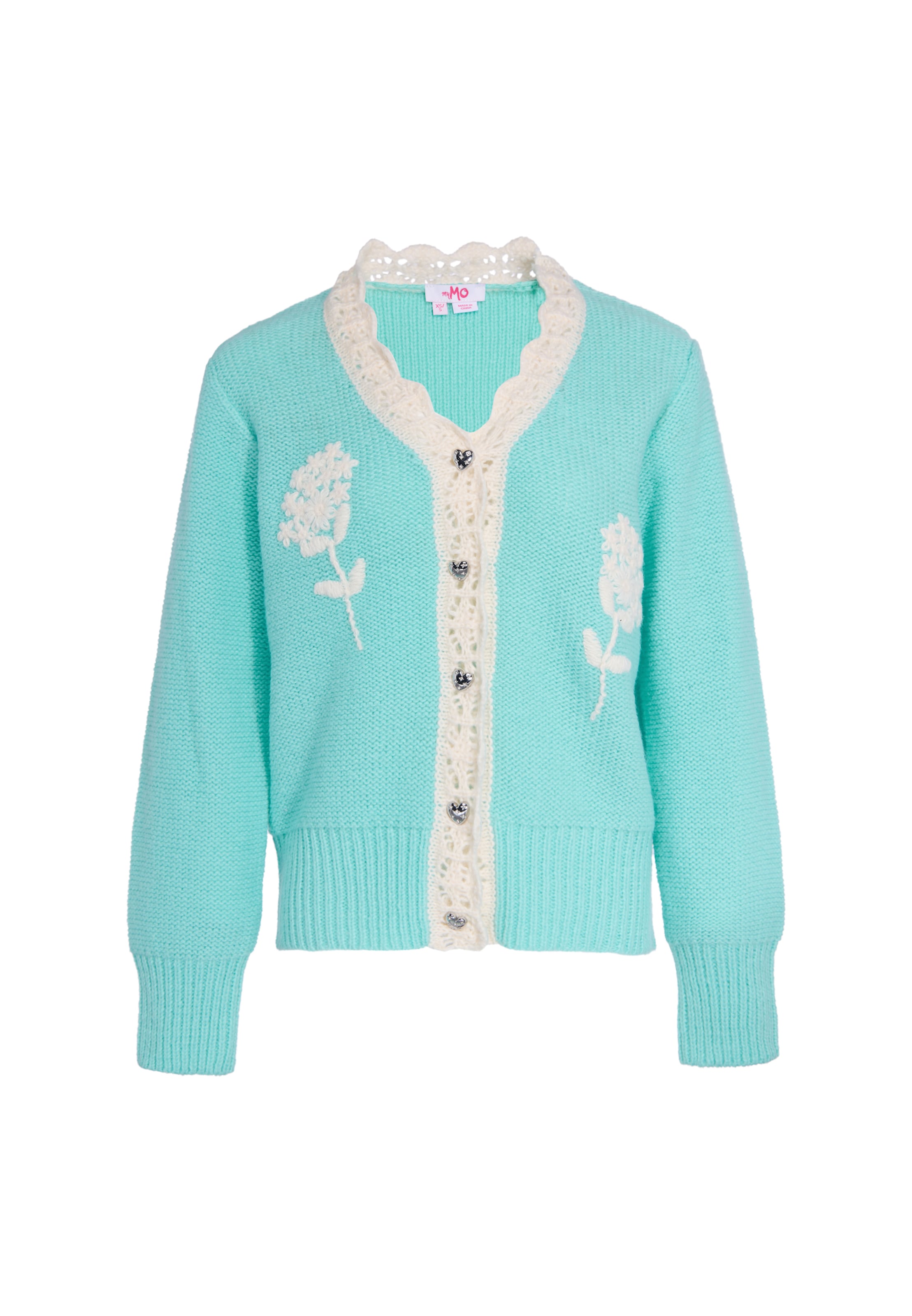 MYMO - Cárdigan 'Young Fashion' en blanco: frente