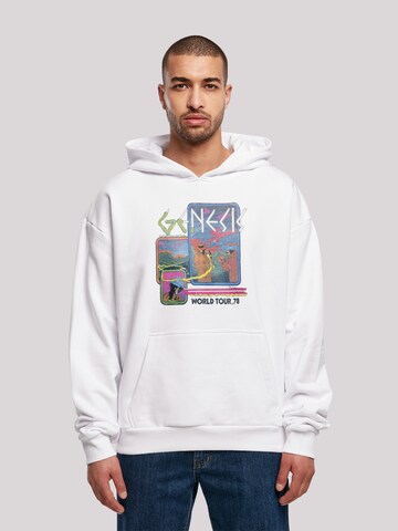 F4NT4STIC Sweatshirt 'Genesis World Tour 78' in Wit: voorkant
