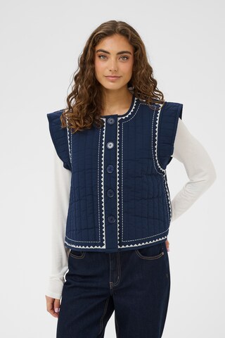 Gilet 'CUBerglind' CULTURE en bleu : devant