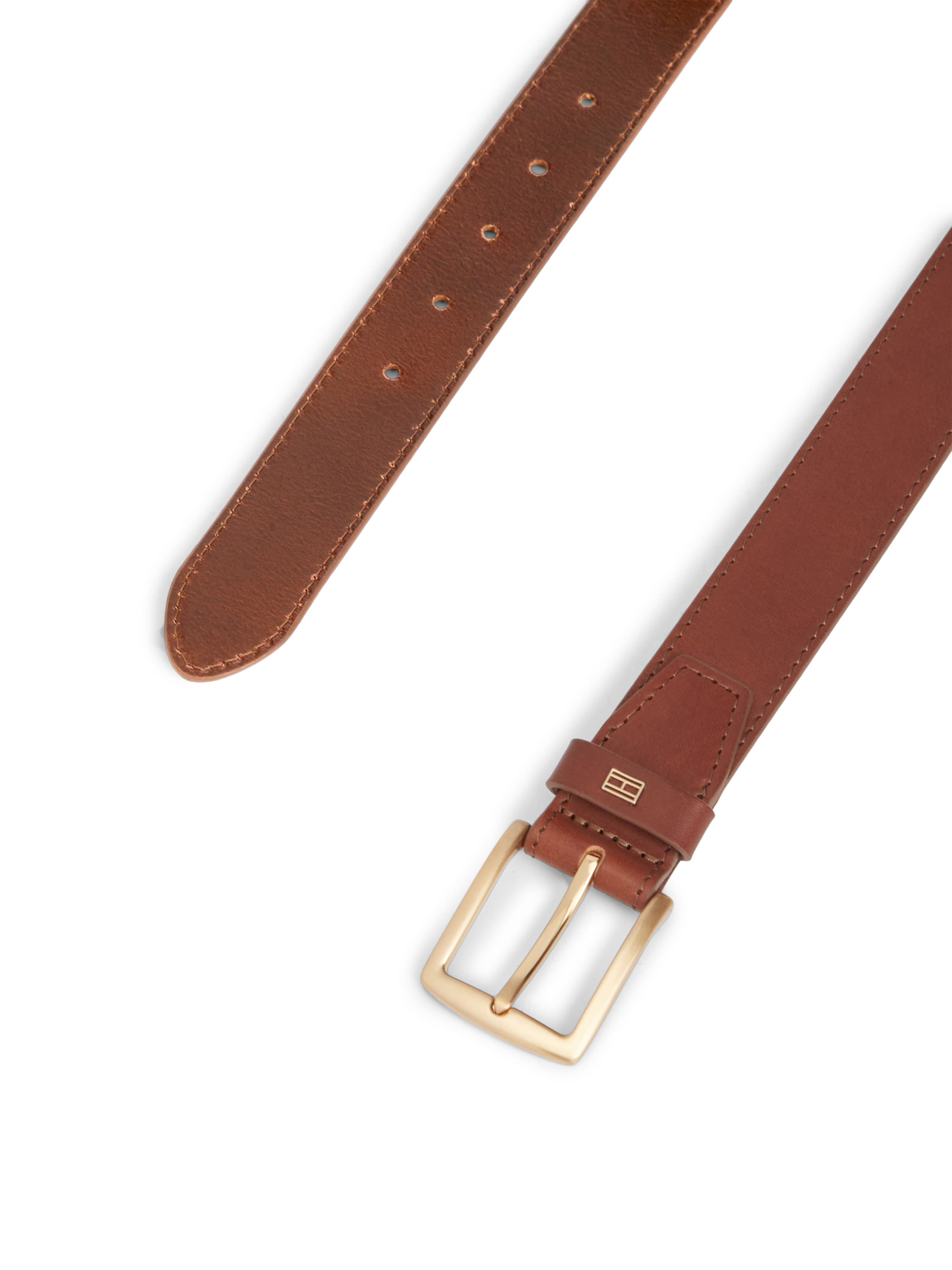 TOMMY HILFIGER Opasek 'DENTON 3.5' – hnědá