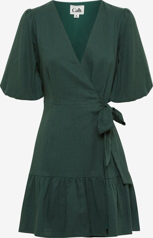 Calli - Vestido 'KAT' em verde: frente