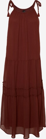 Robe 'PENELOPE' VERO MODA en marron : devant