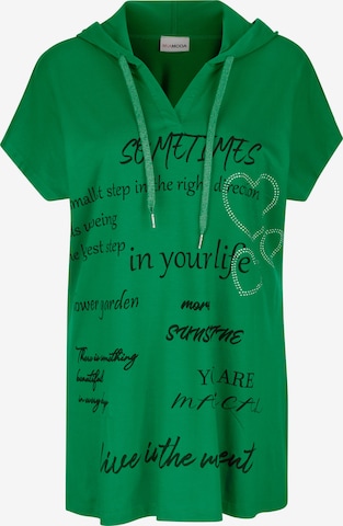 T-shirt MIAMODA en vert : devant