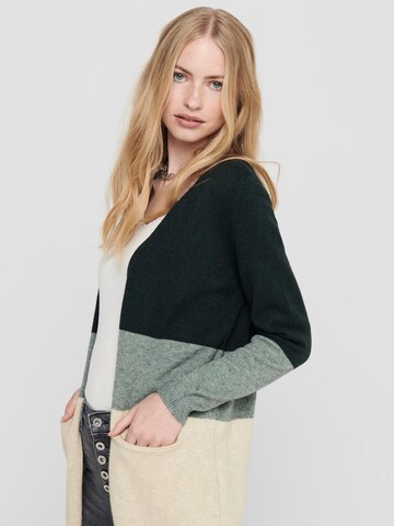 ONLY Knit cardigan 'Queen' in Green