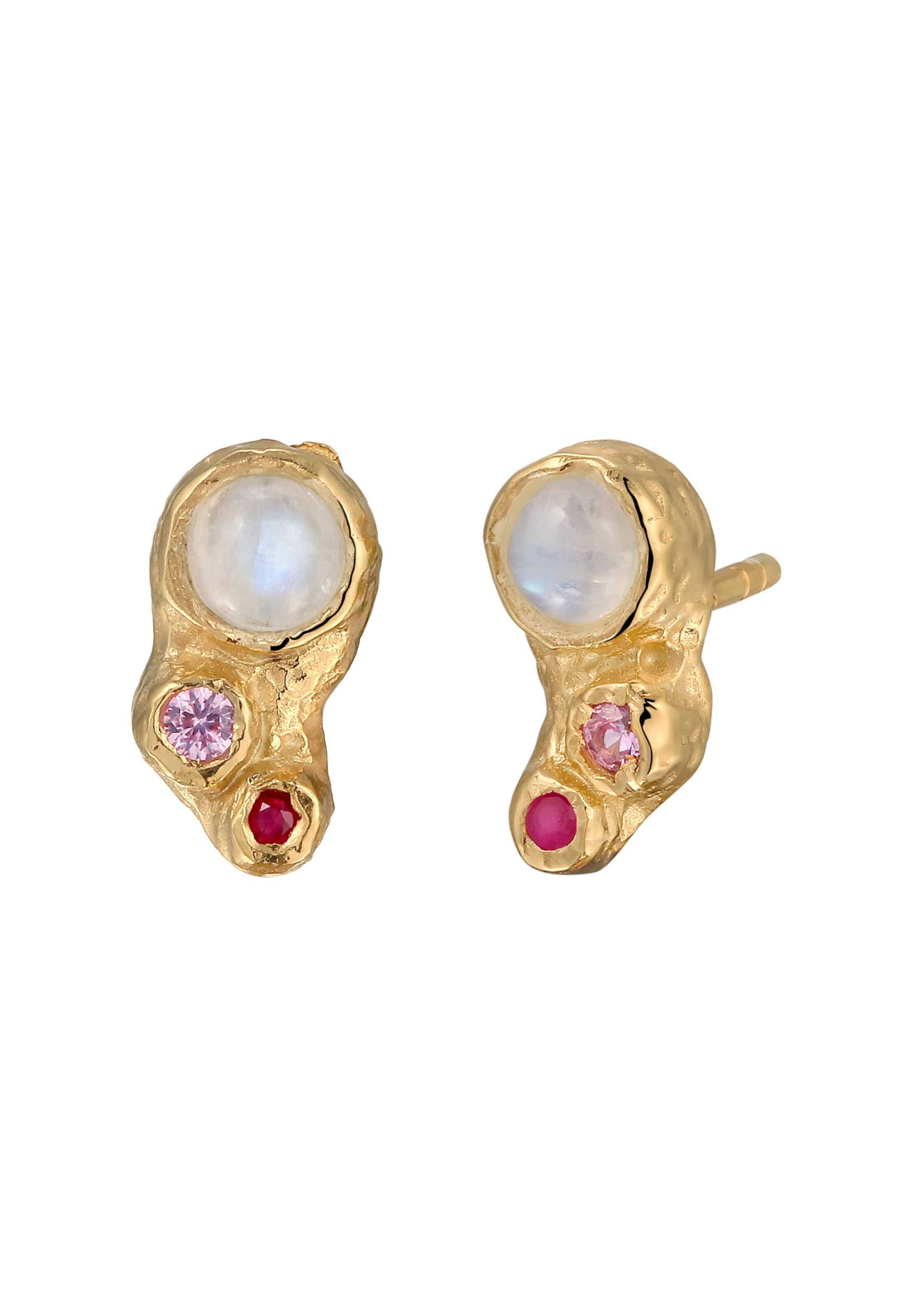 Boucles d'oreilles Haze&Glory en or : devant