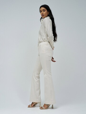 Salsa Jeans Flared Chino 'Secret' in Beige