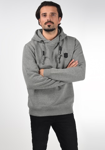 INDICODE JEANS Sweatshirt 'Barneys' in Grey: front