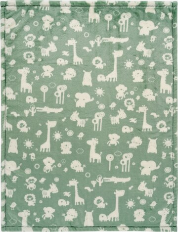 ALVI Baby Blanket in Green: front