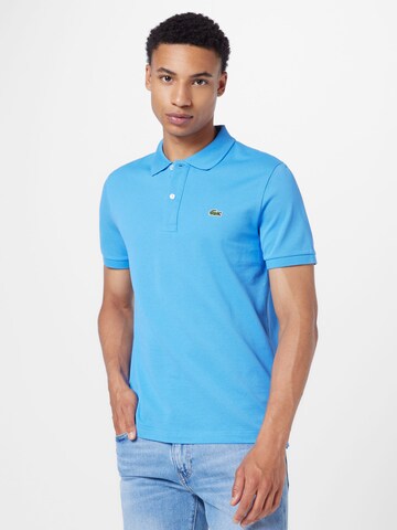 LACOSTE Slim Fit Poloshirt in Blau: Vorderseite