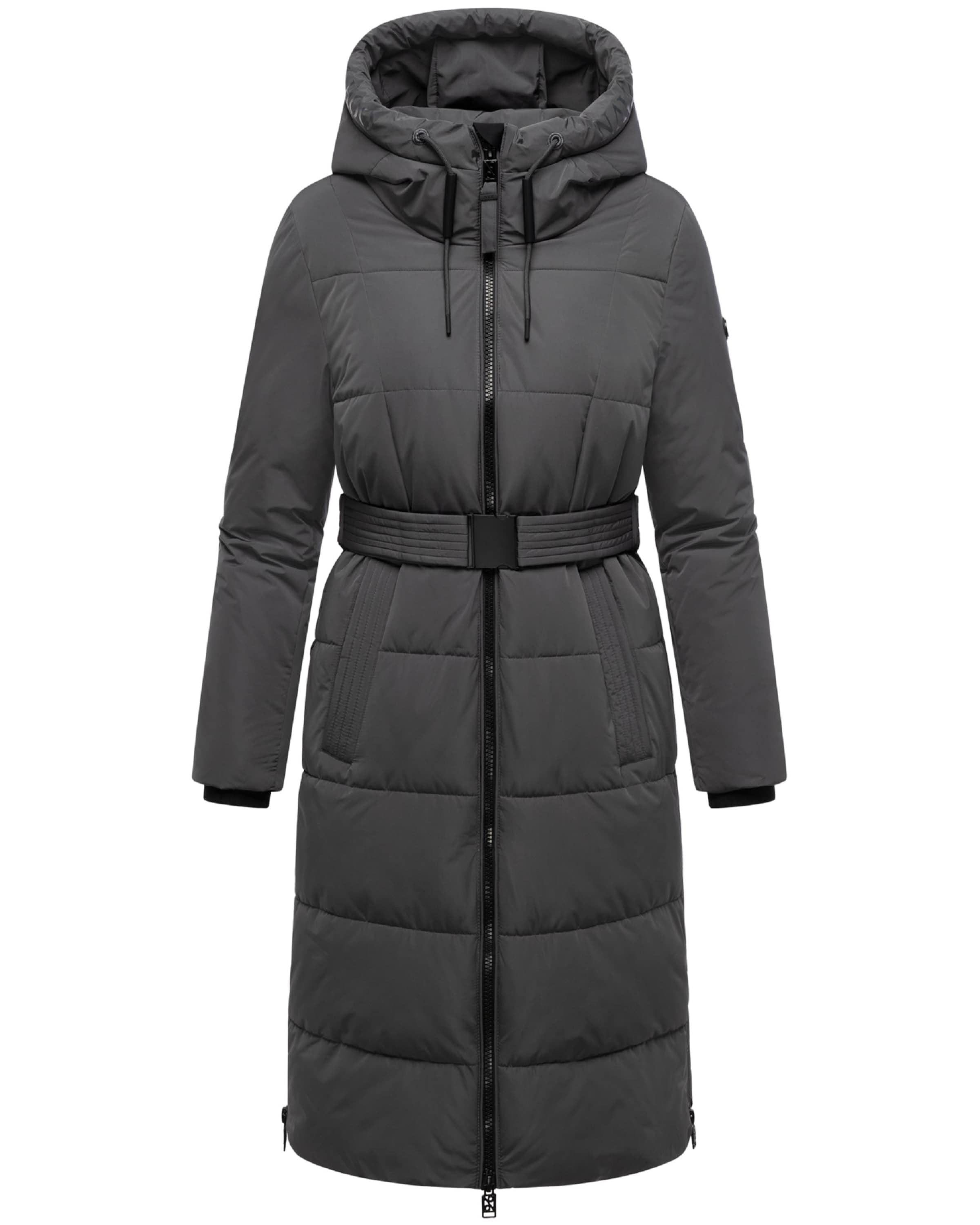 Manteau d’hiver 'Herbstnebel 14' NAVAHOO en gris : devant