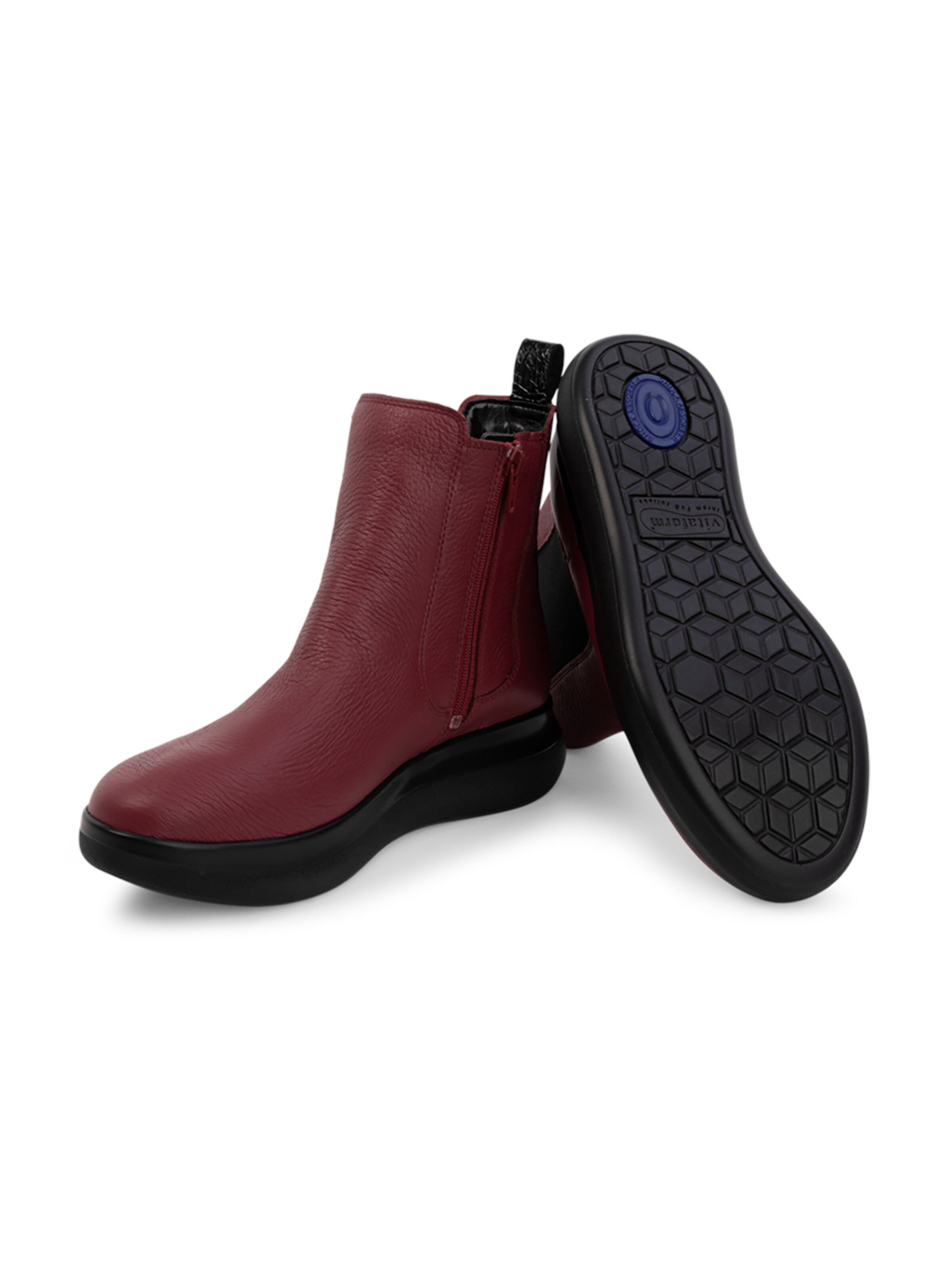 VITAFORM Chelsea Boots in Rot