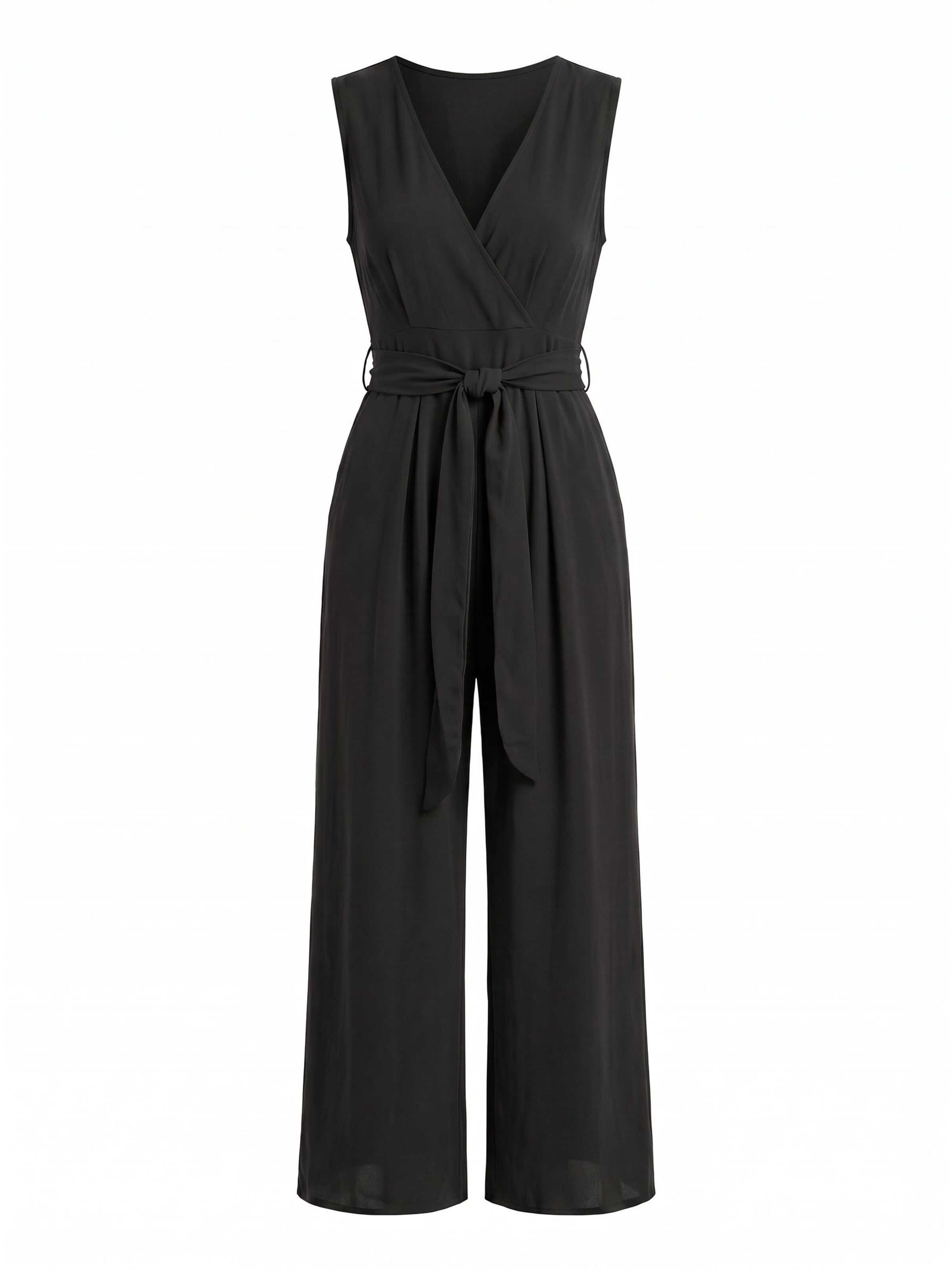 Cupshe Jumpsuit 'Wide Leg'‌‌‌‌‌‌‌‌‌‌ in Schwarz: Vorderseite