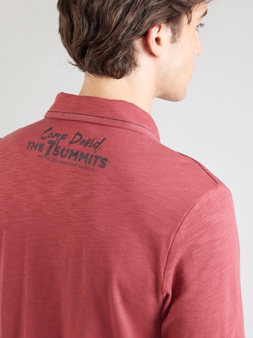 CAMP DAVID Shirt in Red