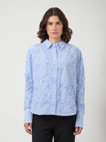YAS YASJOSE Hemd in Blau: Vorderseite