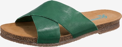 Greenova Pantolette 'Leiria' in grün, Produktansicht