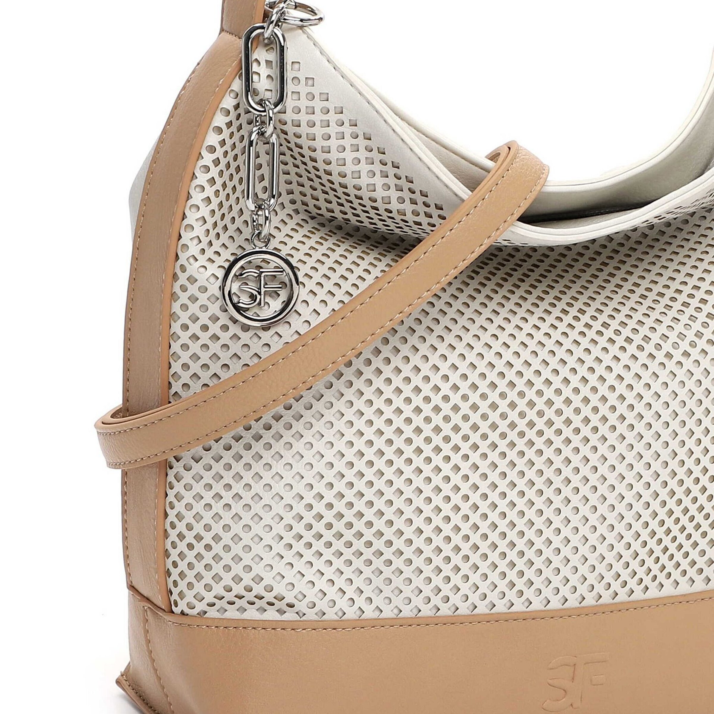 Sac bandoulière Suri Frey en blanc