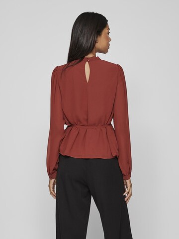VILA Bluse in Braun
