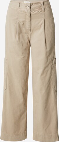 WHITE STUFF Wide Leg Cargobukser 'Carlie' i beige: forside