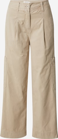 WHITE STUFF Wide Leg Cargobukse 'Carlie' i beige: forside