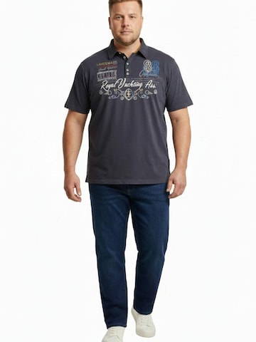 Lavecchia T-shirt 'LV-4688 Übergrößen' i grå: framsida