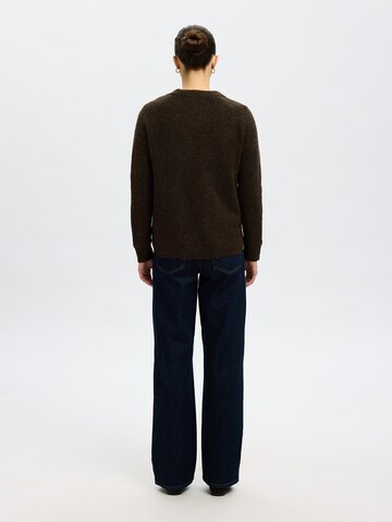 Pull-over 'SLFLULU' SELECTED en marron