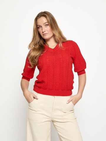 Peppercorn Top 'Ruthia' in Oranje: voorkant