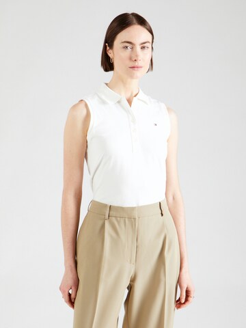 TOMMY HILFIGER - Camiseta '1985' en blanco: frente