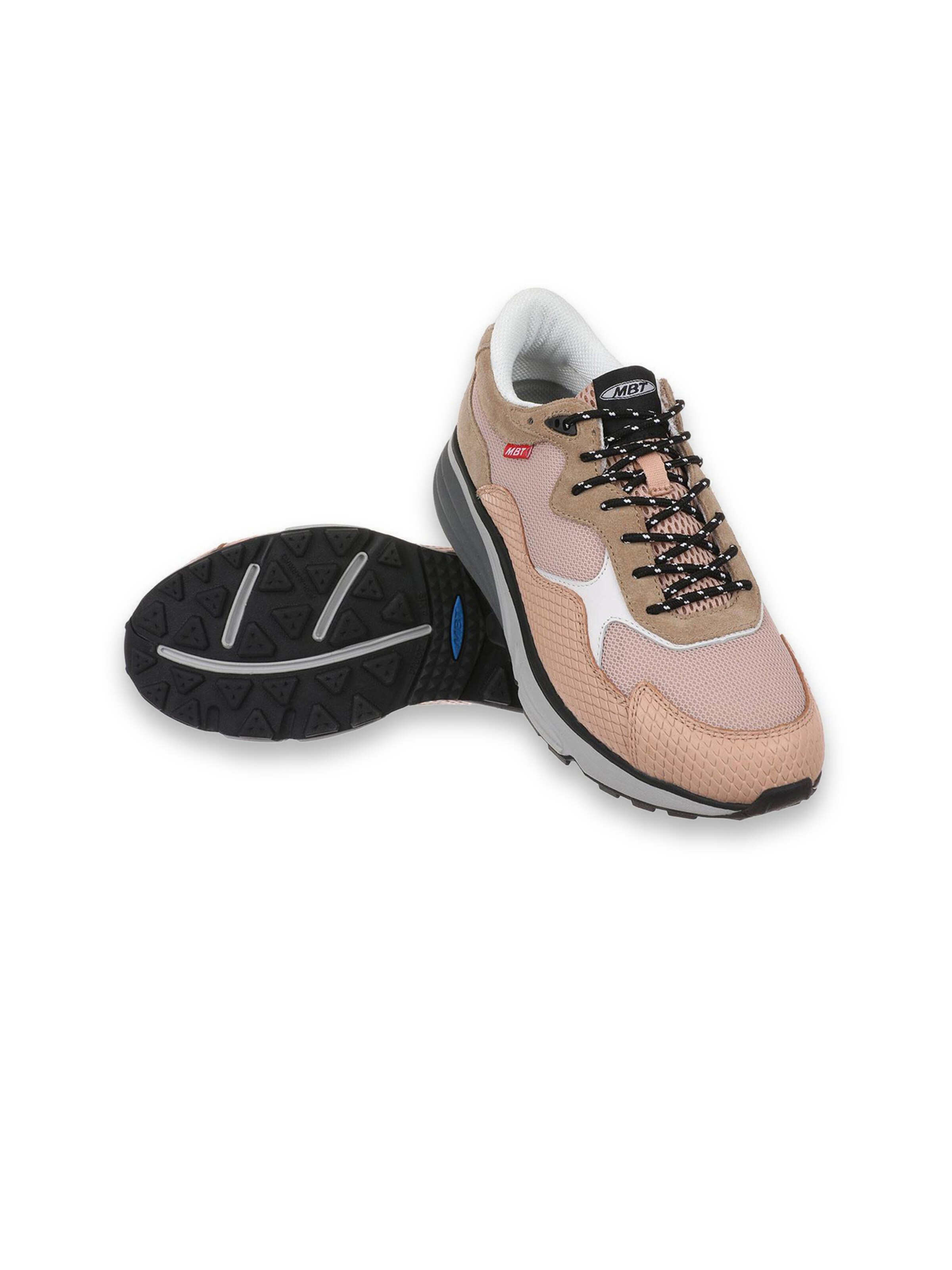 MBT - Sapatilhas slip-on ' NARITA ' em bege: frente