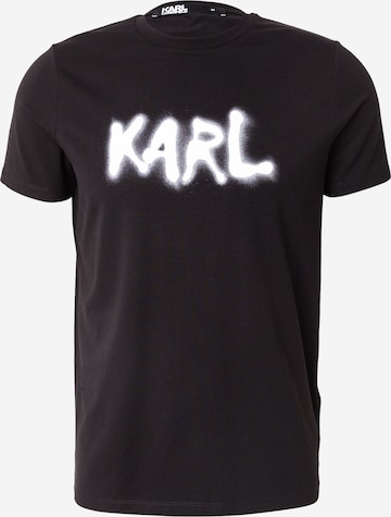 Karl Lagerfeld Tričko - Čierna: predná strana