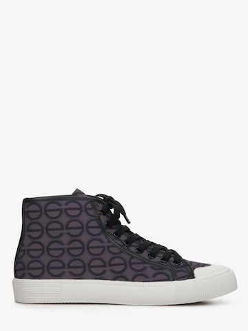 Sneaker alta '009-3' di Estro in nero: frontale