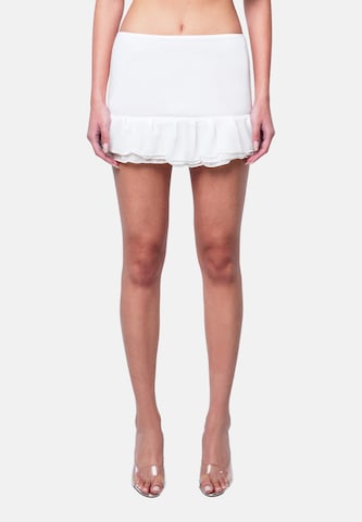 OW Collection Nederdel 'ELENA ' i hvid: forside