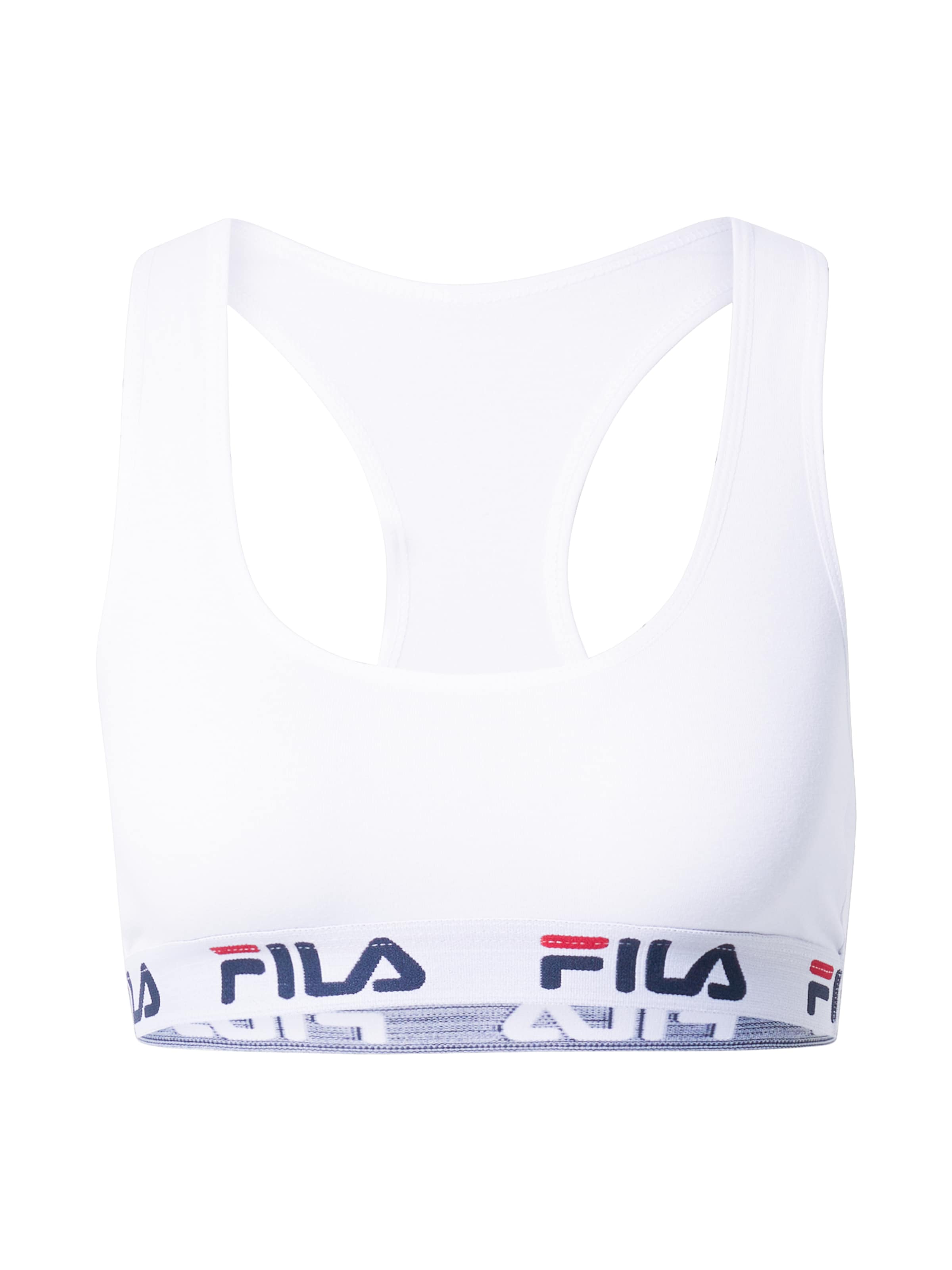 FILA Бюстье Бюстгальтер в Белый: спереди