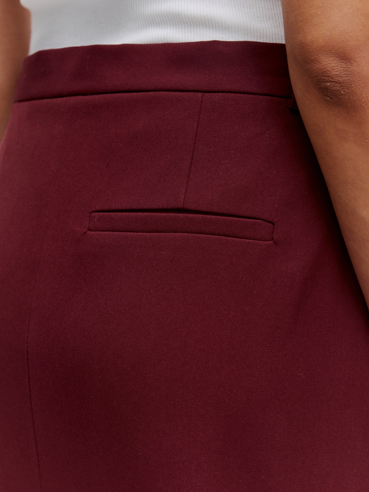 EDITED Jupe 'Kyrene' bourgogne