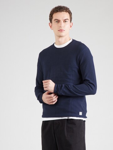 INDICODE JEANS Pullover 'Chinton' i blå: forside
