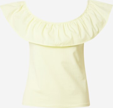 T-shirt 'Grace' Lindex en jaune : devant