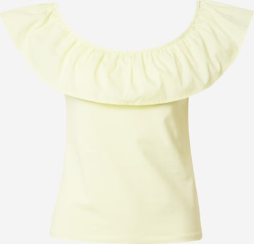 Lindex - Camiseta 'Grace' en amarillo: frente
