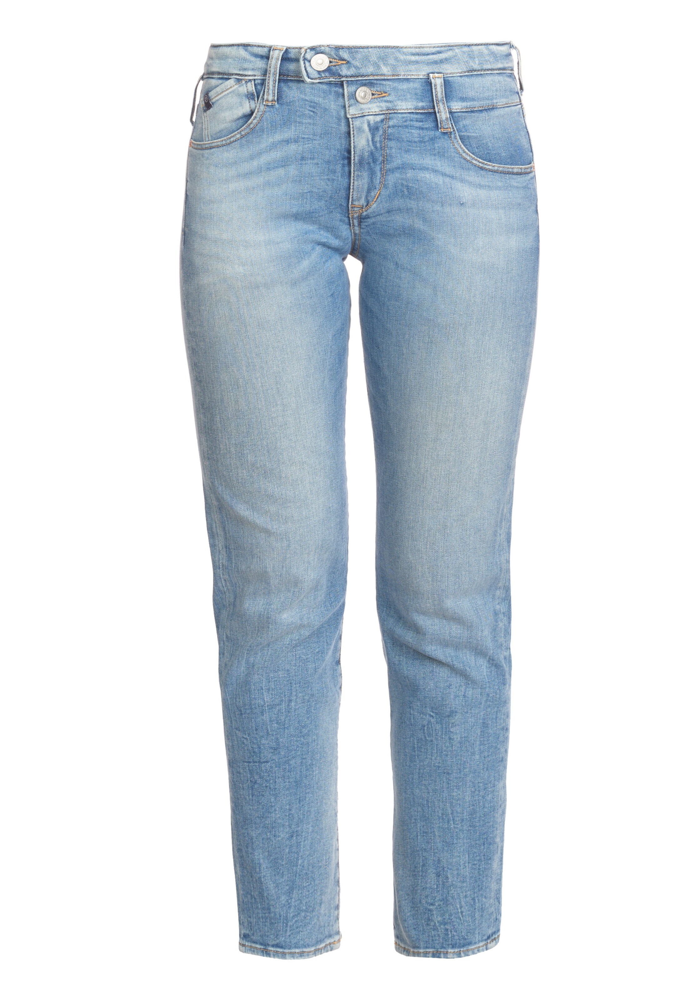 Le Temps Des Cerises Regular Jeans in Blauw: voorkant