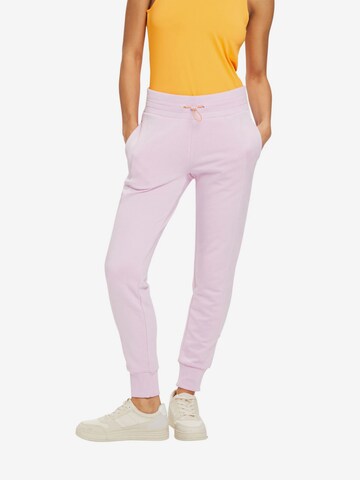 ESPRIT Tapered Sportbroek in Lila