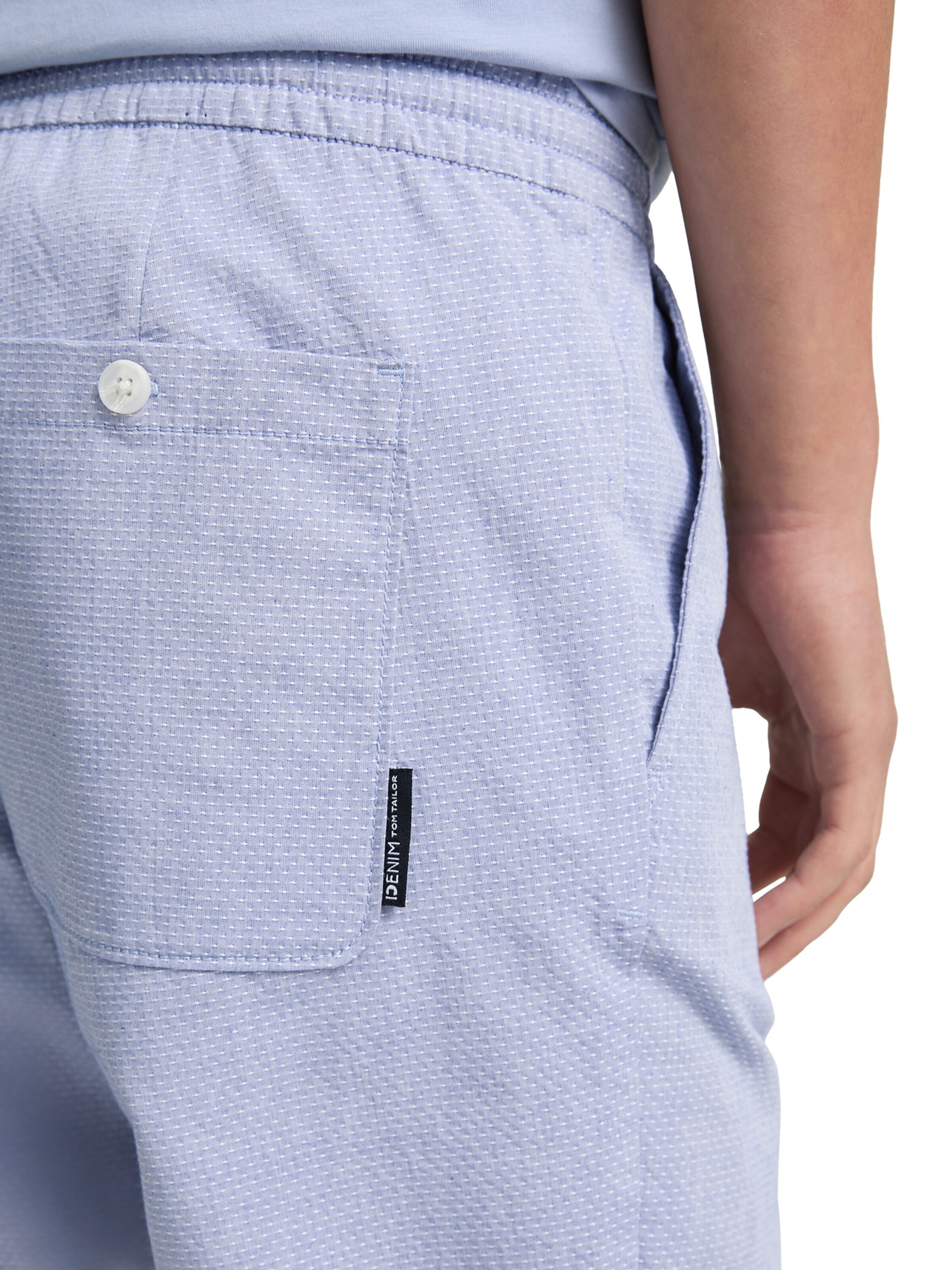 TOM TAILOR DENIM Regularen Hlače | modra barva