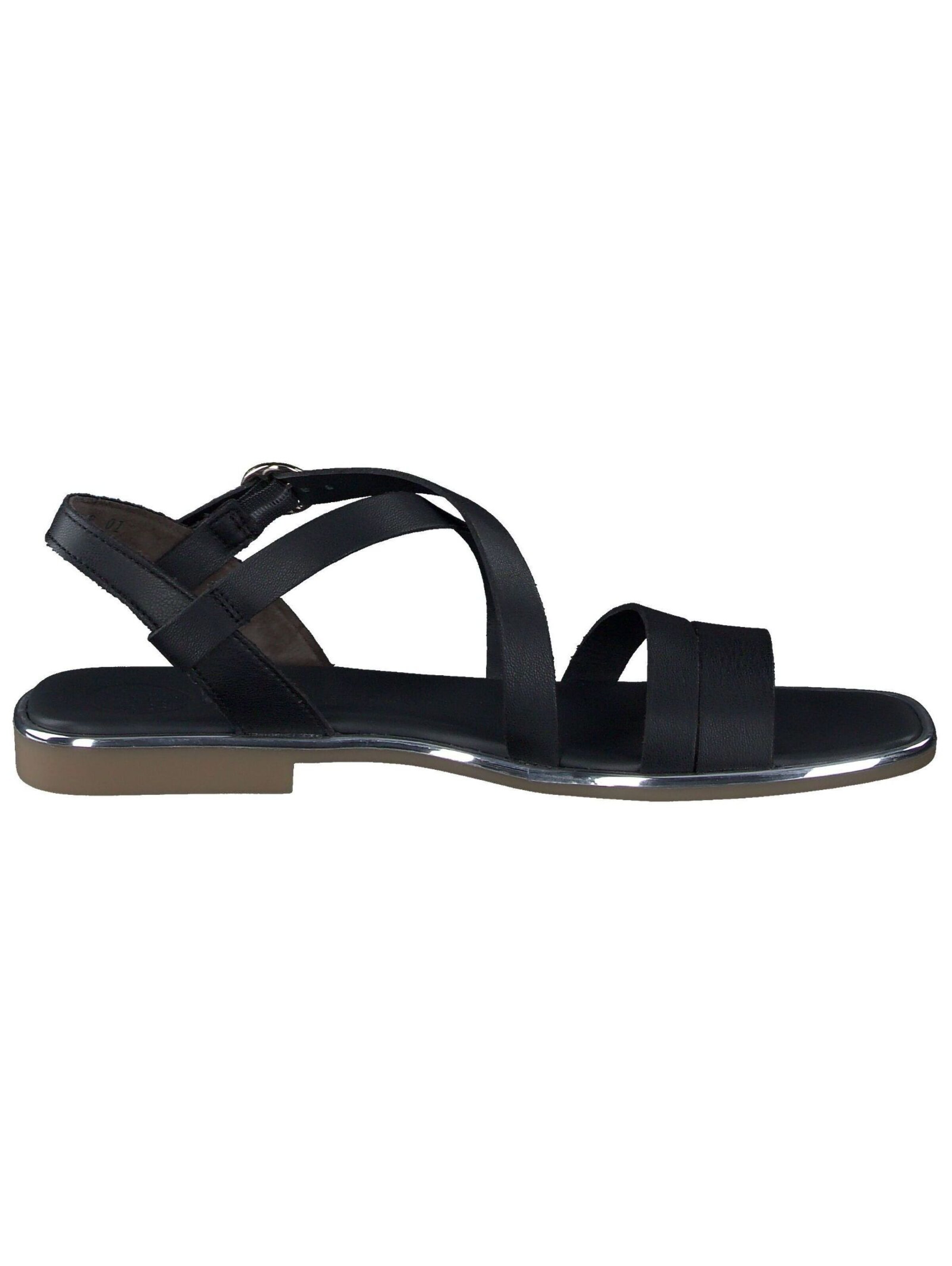 Paul Green Sandalen met riem in Zwart