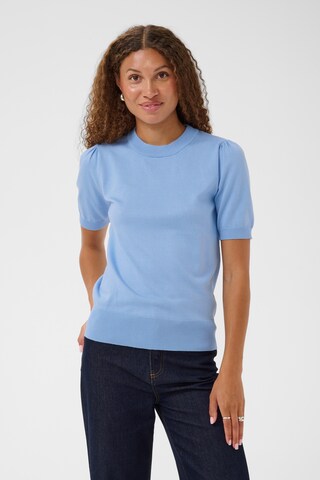 SAINT TROPEZ Trui in Blauw: voorkant
