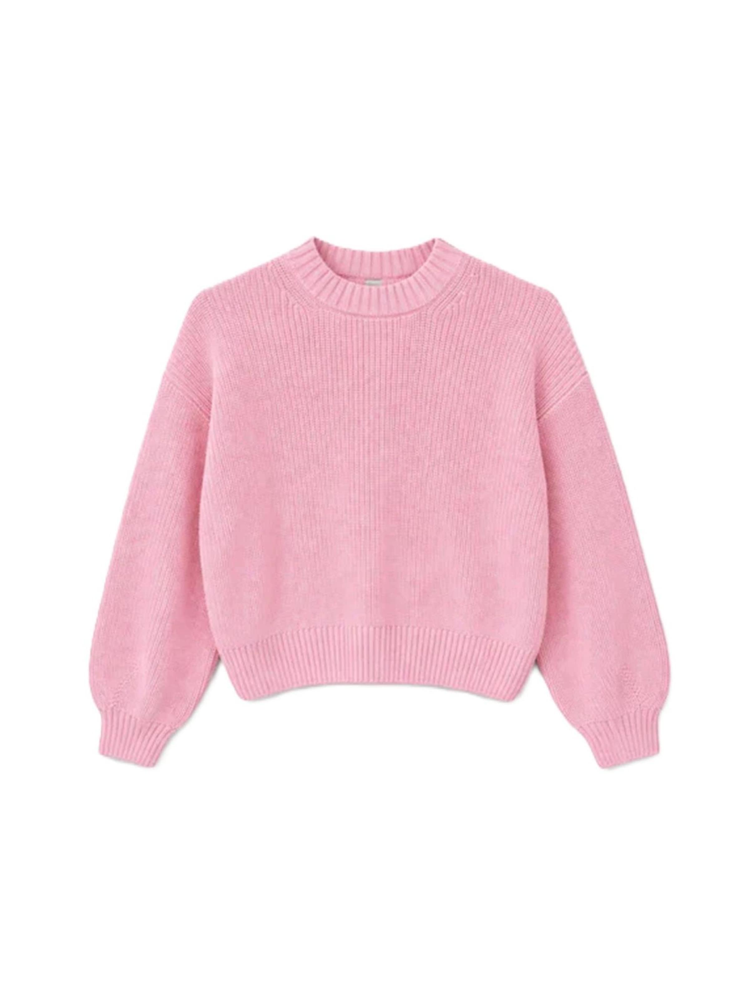 mazine Sweater 'Chunky' in Pink: front