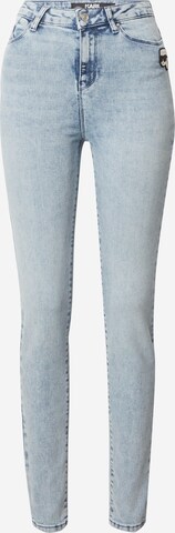 Karl Lagerfeld Slimfit Jeans 'IKONIK 2.0' in Blauw: voorkant