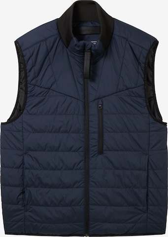 Gilet di TOM TAILOR DENIM in blu: frontale