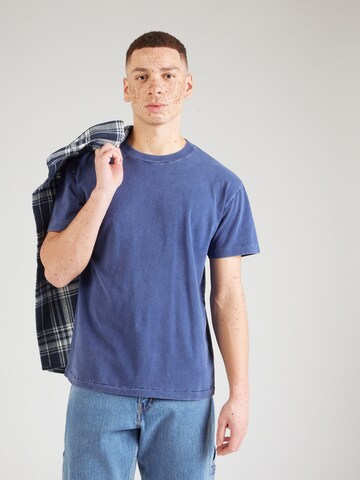 Abercrombie & Fitch T-Shirt 'ESSENTIAL' in Blau: Vorderseite