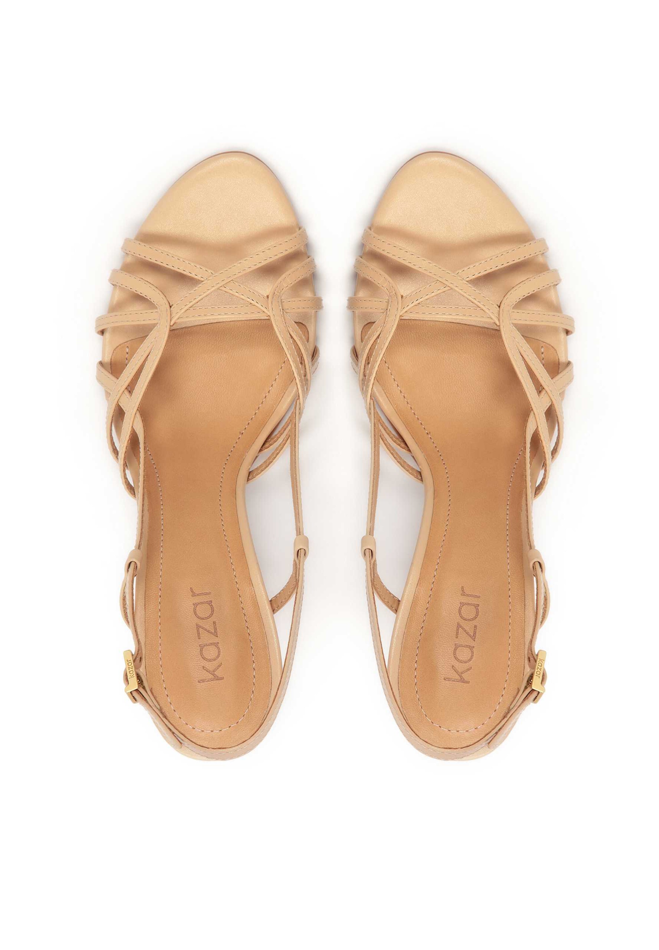 Kazar Strap sandal in Beige