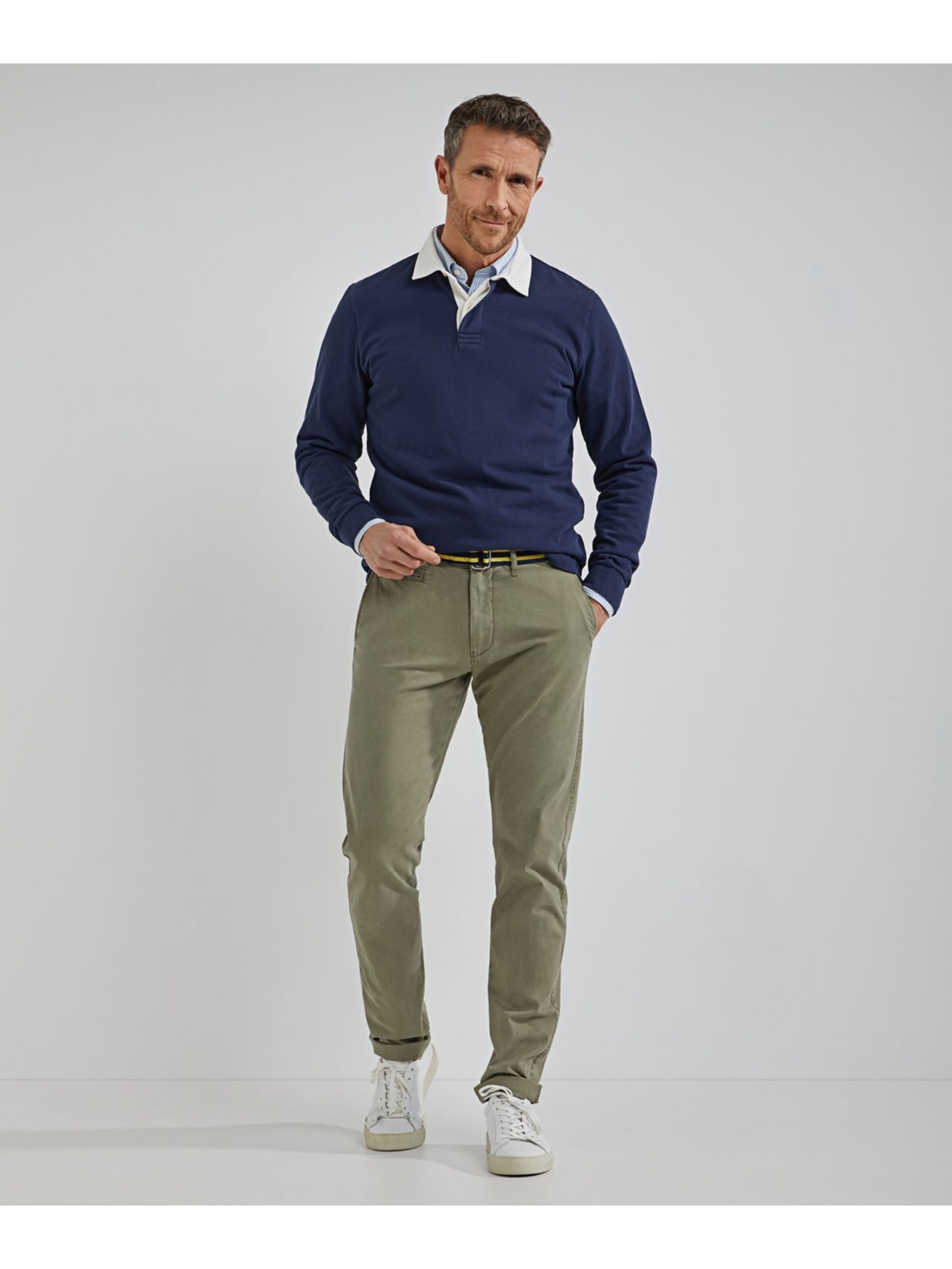Steppin' out Slim fit Chino trousers in Green