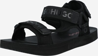 HUGO Sandales de randonnée en noir, Vue avec produit